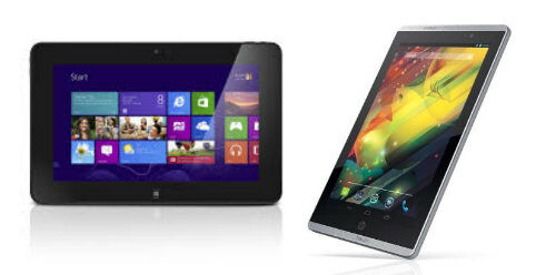 So sánh máy tính bảng Dell Latitude 10 và HP Slate 7