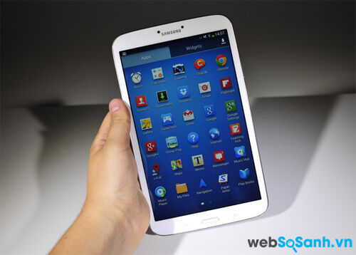 So sánh máy tính bảng Dell Venue 8 và Samsung Galaxy Tab 3