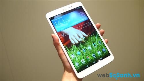 So sánh máy tính bảng LG G Pad 8.3 và Samsung Galaxy Tab 3