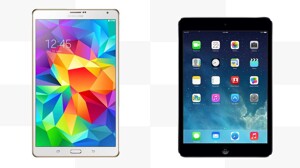 So sánh máy tính bảng Samsung Galaxy Tab S 8.4 và iPad mini 2