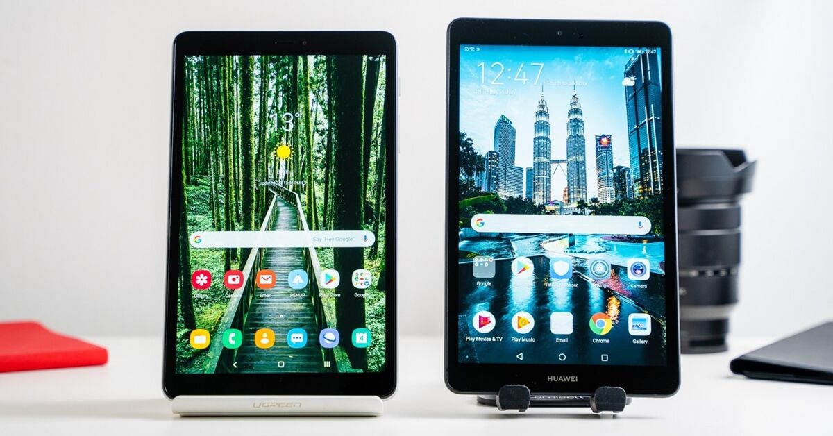 So sánh máy tính bảng Samsung Galaxy Tab A 8.0 và Huawei MediaPad M5 Lite 8