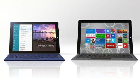 So sánh Microsoft Surface 3 và Surface Pro 3