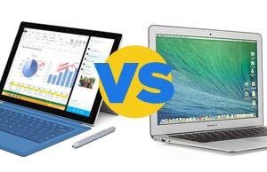 So sánh Microsoft Surface Pro 3 với Apple MacBook Air 13-inch