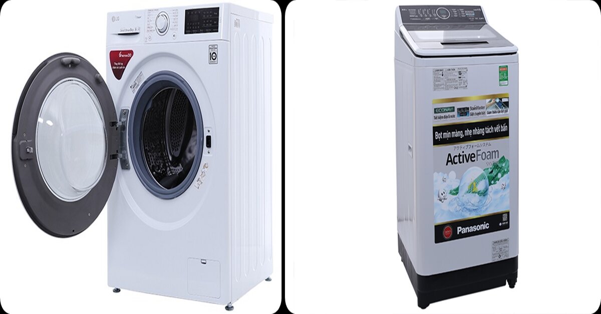 So sánh nên mua máy giặt Panasonic hay máy giặt LG