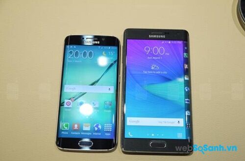 So sánh nhanh bộ đôi smartphone cao cấp Galaxy S6 Edge và Note Edge của Samsung