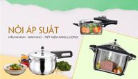 So sánh nồi áp suất dùng cho bếp gas và bếp từ chi tiết