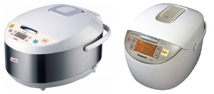 So sánh nồi cơm điện Saiko RC-1807ET và nồi cơm điện Panasonic SR-MS183