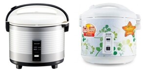 So sánh nồi cơm điện Sharp KS-1800 và nồi cơm điện Sharp KS-181EV