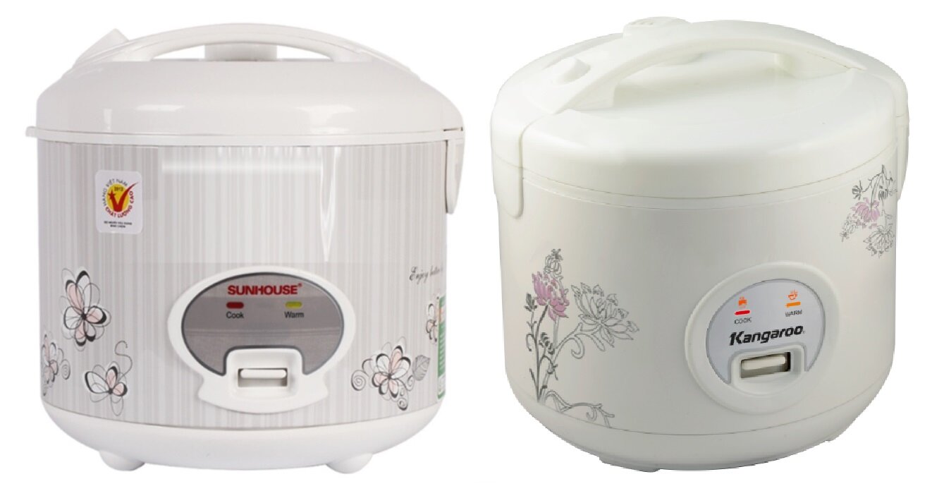 So sánh nồi cơm điện Sunhouse SHD8613 và nồi cơm điện Kangaroo KG378