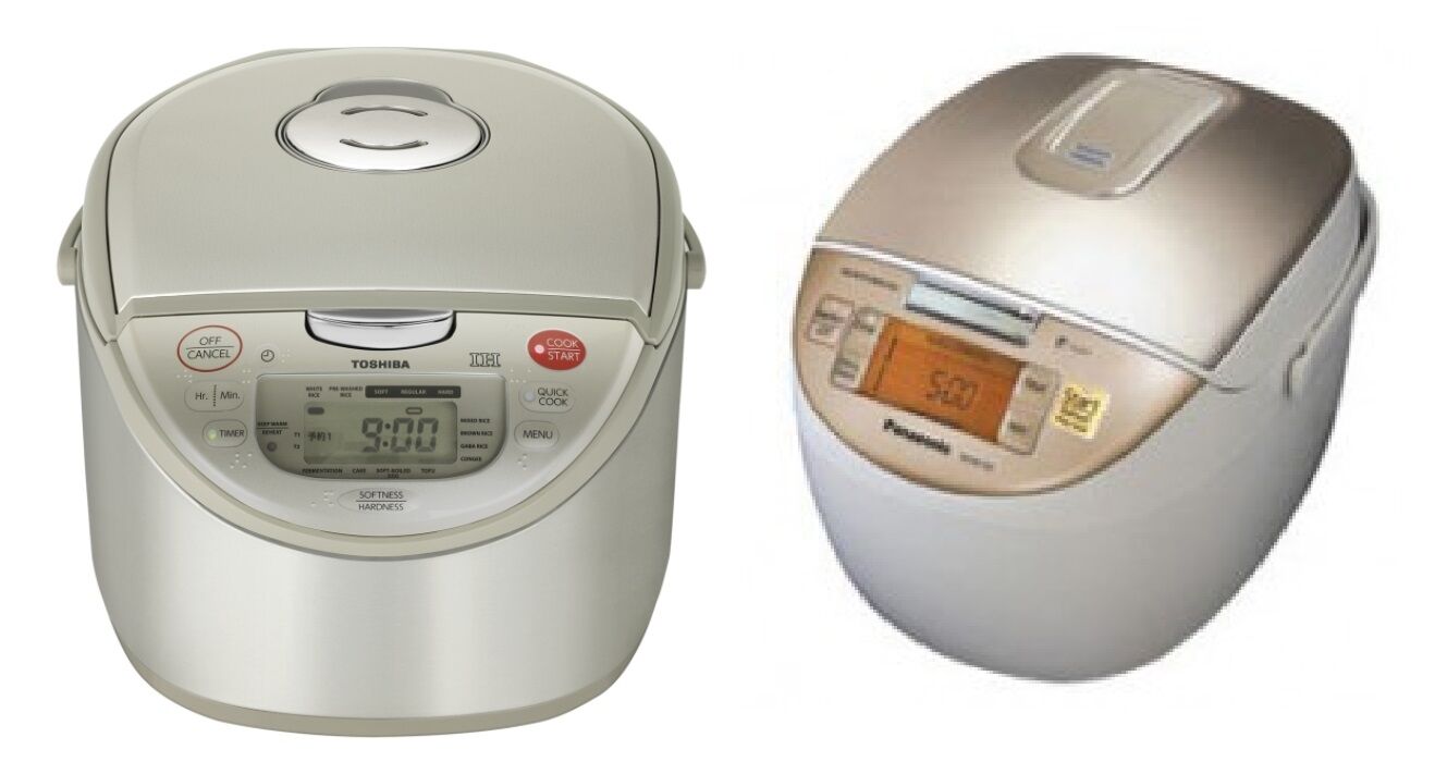 So sánh nồi cơm điện Toshiba RC18RHW và nồi cơm điện Panasonic SR-MG182