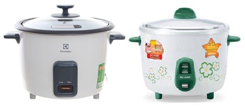 So sánh nồi cơm điện Electrolux ERC1001 và nồi cơm điện Sharp KSH228V