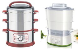 So sánh nồi hấp Philips HD9104 và nồi hấp đa năng Sunhouse SHD4401