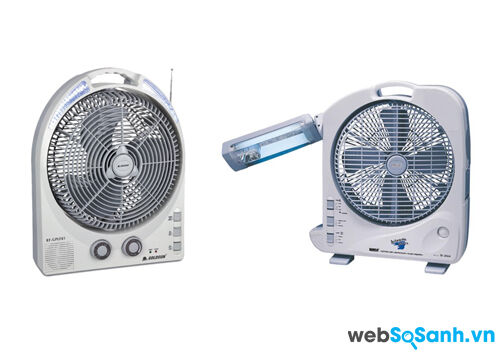 So sánh quạt tích điện Goldsun RF-GPLF81 và quạt tích điện Sunca SF-292A