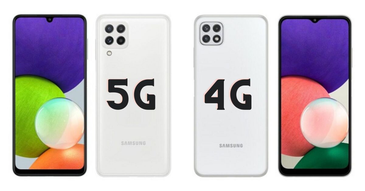 So sánh Samsung Galaxy A22 5G và bản 4G có gì giống, khác nhau?