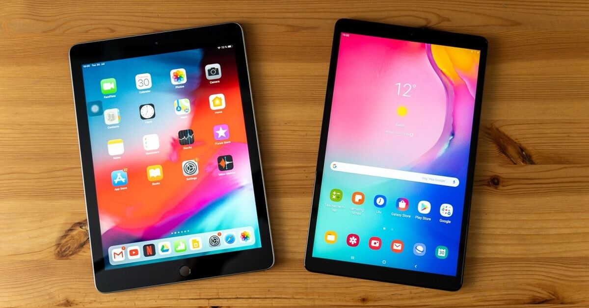 So sánh Samsung Galaxy Tab A 10.1 2019 và iPad 2018