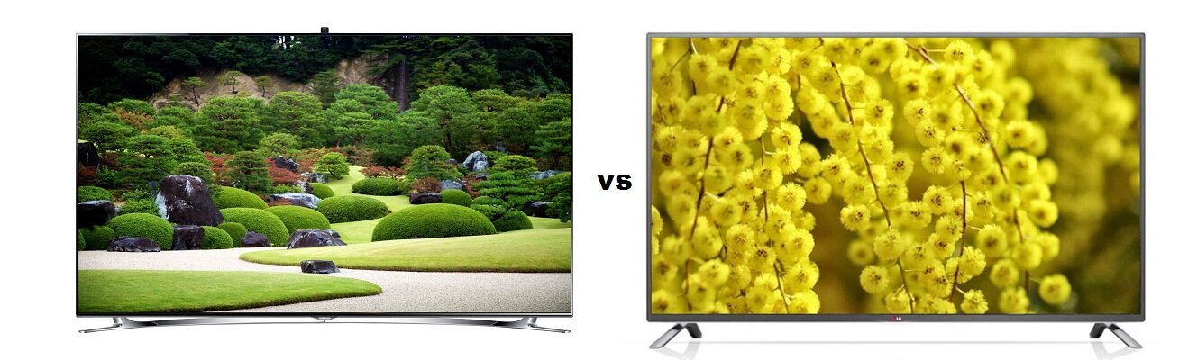 So sánh Smart Tivi LED 3D Samsung UA55F9000 và Smart Tivi LED 3D LG 60LB650T