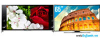 So sánh Smart Tivi LED 4K độc đáo Samsung UA65HU8700 và Sony KD-65X9000B