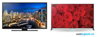So sánh Smart TiVi LED cao cấp Samsung UA55HU7000KXXV và Sony KD-49X8500B VN3