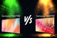 So sánh smart tivi Samsung 4K 75 inch 75DU7700 và 75AU7700: Model nào nên mua?