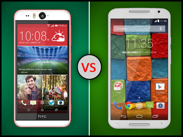 So sánh smartphone HTC Desire Eye và Motorola Moto X phiên bản 2014