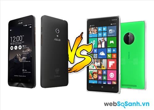So sánh smartphone tầm trung Asus Zenfone 6 và Nokia Lumia 830