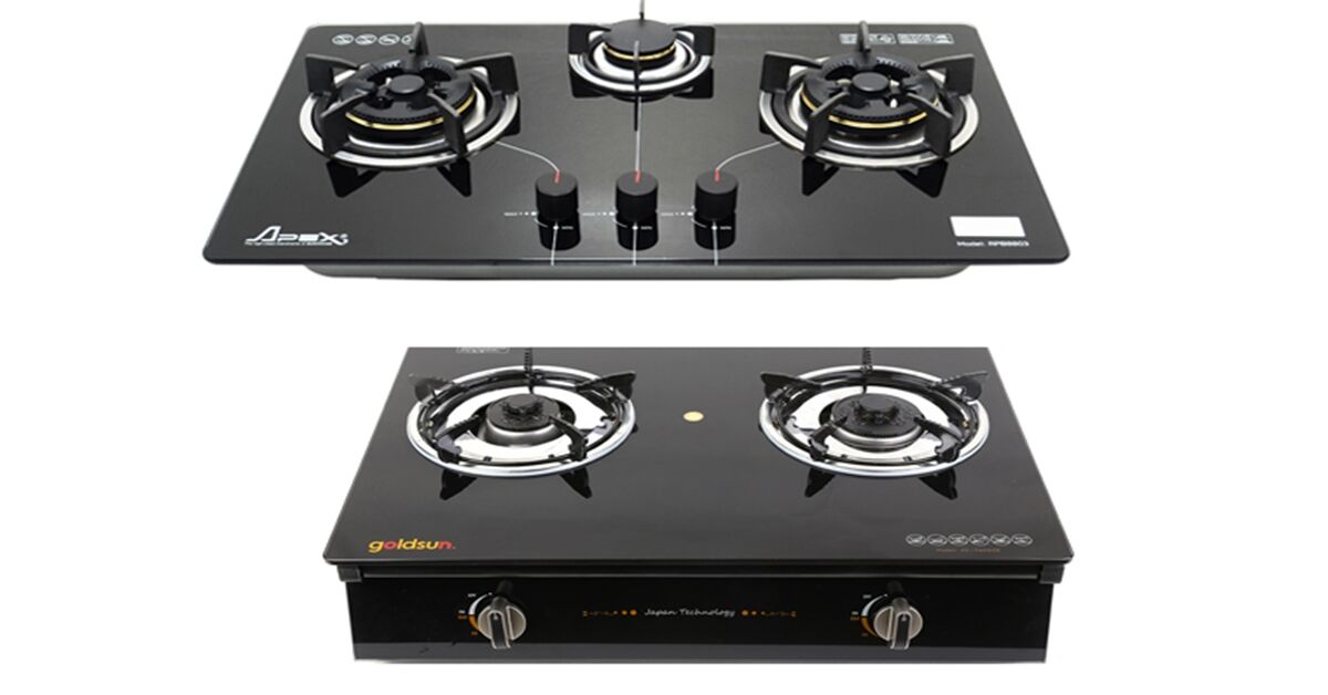 So sánh sự khác biệt giữa bếp gas âm và bếp gas dương
