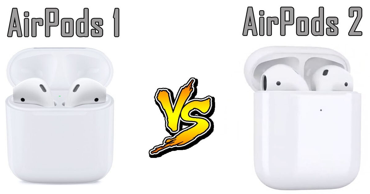 So sánh sự khác biệt giữa tai nghe Apple AirPods 2 và AirPods thế hệ đầu