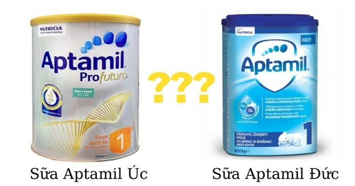 So sánh sữa Aptamil hữu cơ Đức và Úc loại nào tốt hơn?