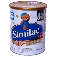 So sánh sữa bột Glico và sữa bột Similac Gain Plus IQ