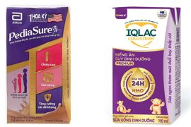 So sánh sữa công thức pha sẵn PediaSure và VPMilk IQLac Colostrum