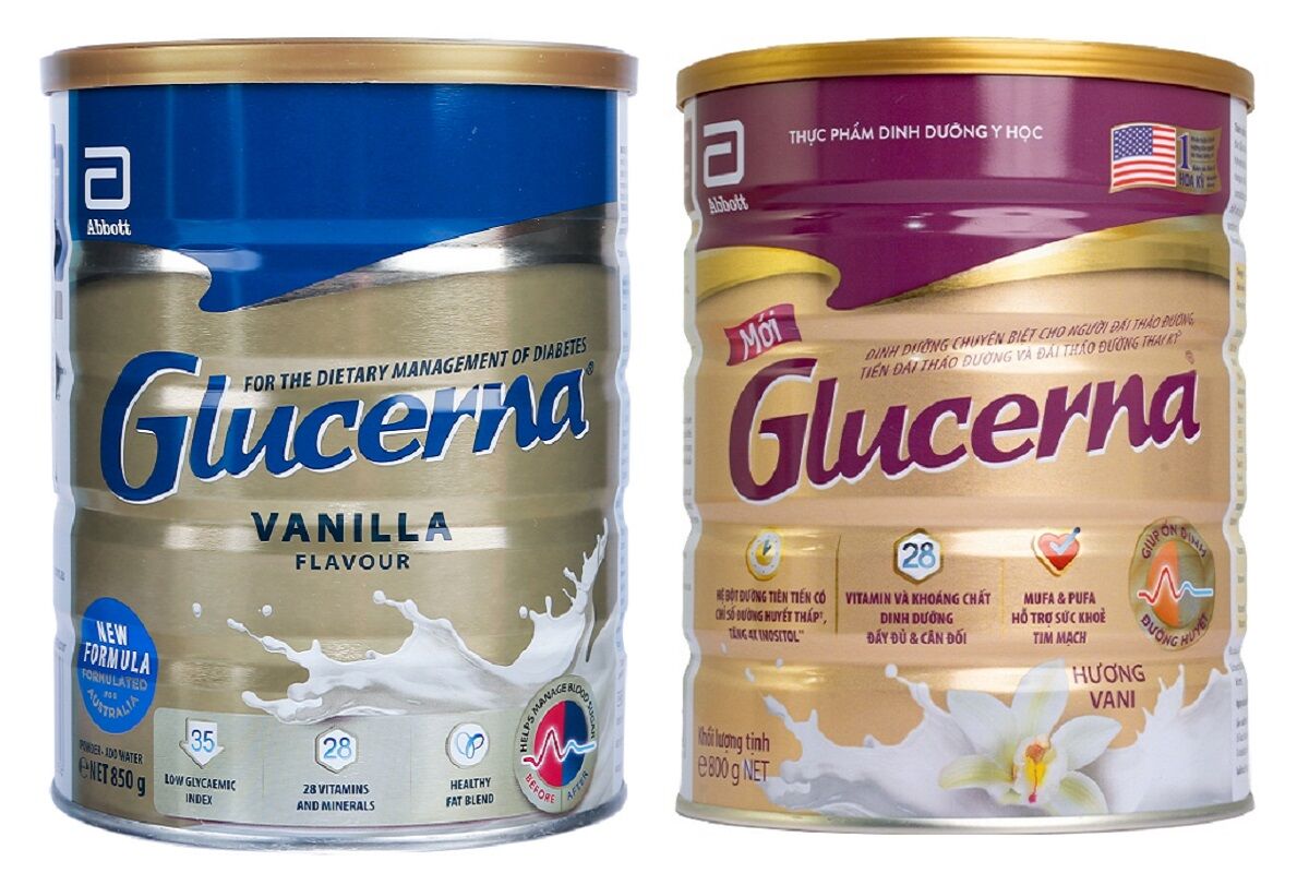 So sánh sữa Glucerna xanh và tím: Có khá nhiều điểm khác biệt!