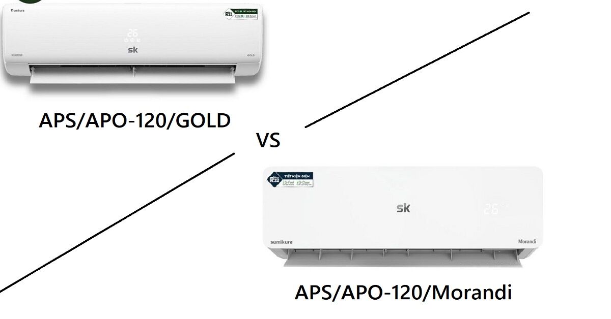 So sánh Sumikura APS/APO-120/Morandi và Sumikura APS/APO-120/GOLD: Loại nào tốt hơn?