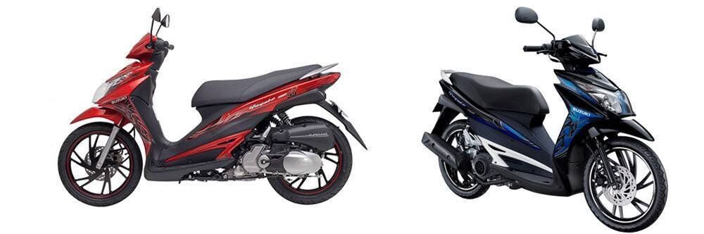 So sánh Suzuki Hayate và Suzuki UA 125T