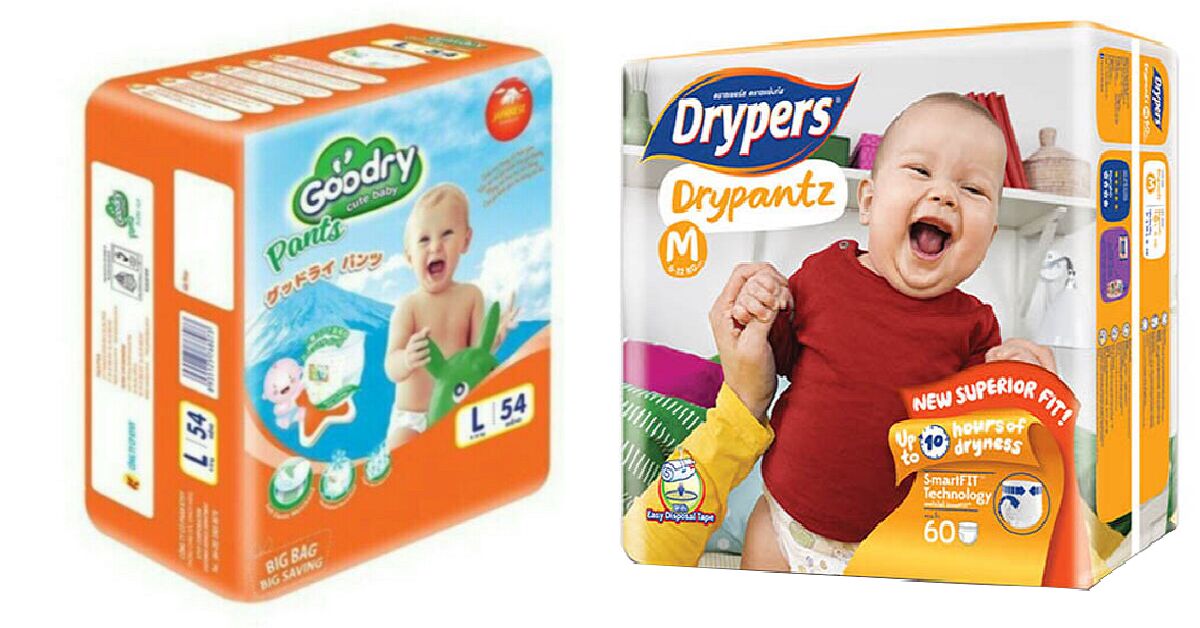 So sánh tã quần Goodry và Drypers - chọn mua loại nào tốt cho bé?
