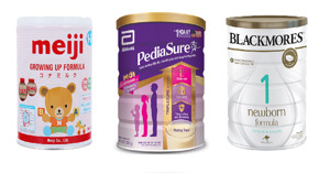 So sánh thành phần dinh dưỡng các loại sữa Pediasure, Blackmore và Meiji