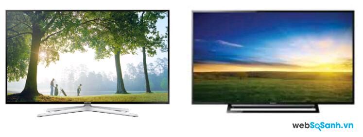 So sánh TiVi LED KDL-48R470B và  SmartTV Samsung  48H6400