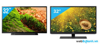 So sánh Tivi LED Sharp LC-32LE155D2 và Sony KDL-32R300B VN3 giá rẻ
