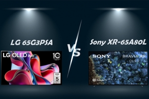 So sánh tivi OLED 4K LG 65G3PSA và Sony XR-65A80L – Cùng giá, nhưng tivi nào sẽ tốt hơn?