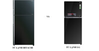 So sánh tủ lạnh Hitachi Fg450pgv8 (gbk)-339L và LG Inverter 393 lít Gn-L422gb, tủ lạnh nào tốt hơn?
