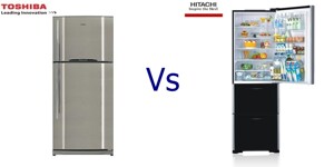 So sánh tủ lạnh Toshiba GR-R58FVUA(TS) và Hitachi R-SG37BPG