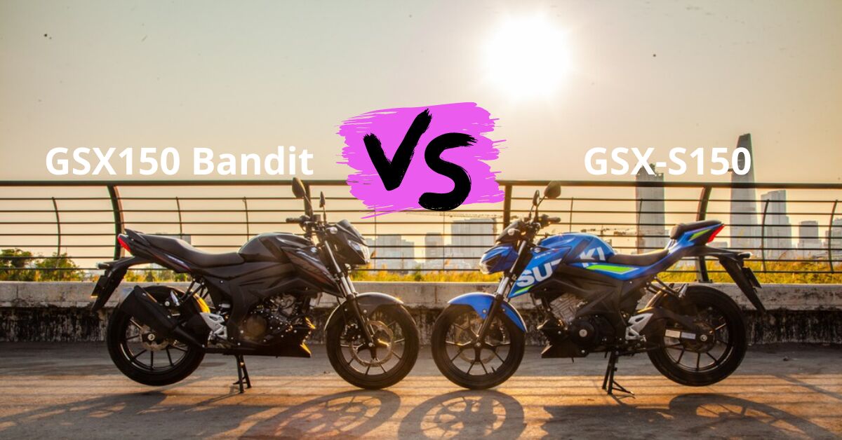 So sánh xe côn tay Suzuki GSX150 Bandit và Suzuki GSX S150
