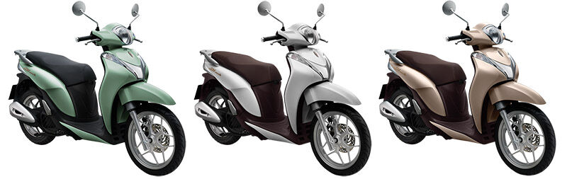 So sánh xe máy Honda Vision và Honda SH Mode