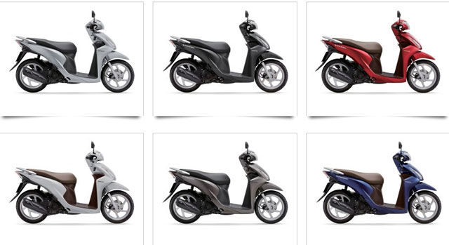 So sánh xe máy Piaggio Zip và Honda Vision