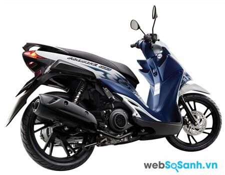 So sánh xe máy Suzuki Hayate và Piaggio Fly