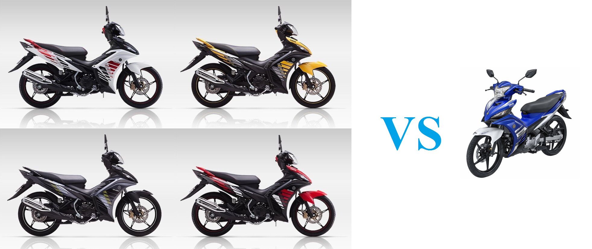 So sánh xe cộ máy Yamaha Exciter  150 GP và RC