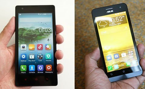 So sánh Xiaomi Redmi Note 2 và Asus Zenfone C