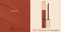 Son kem 3CE Needful Cloud Lip Tint màu đỏ gạch yêu kiều