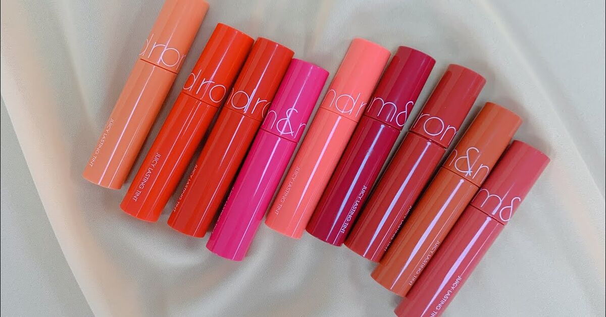 Son kem Romand Juicy Lasting Tint màu nào là đẹp nhất?
