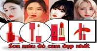 Son môi đỏ cam tone màu mang đến sự tươi trẻ