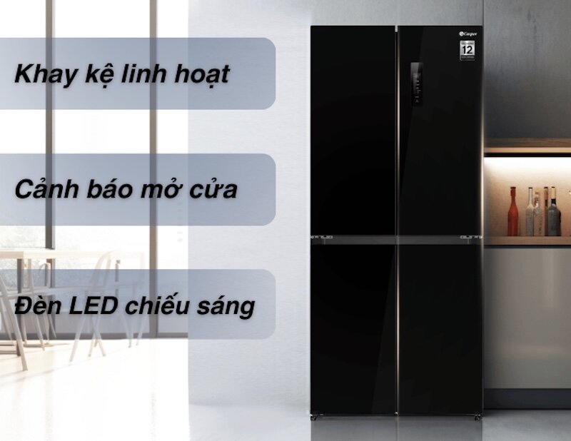 Tủ lạnh Casper Inverter 430 Lít RM-430PB thiết kế sang trọng, tính năng hiện đại